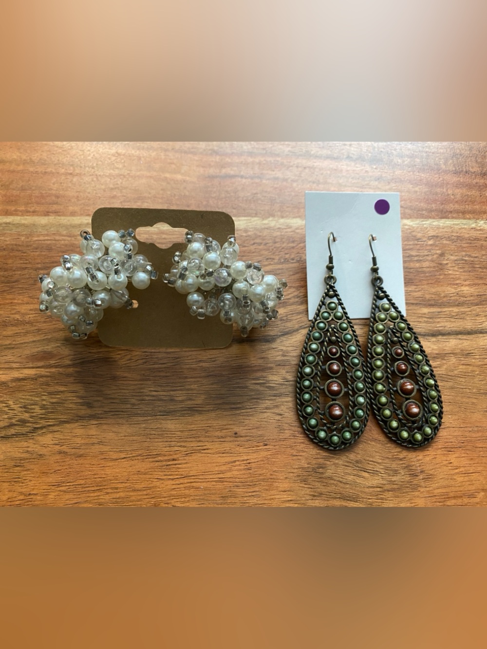 Boho earrings and Glam earrings